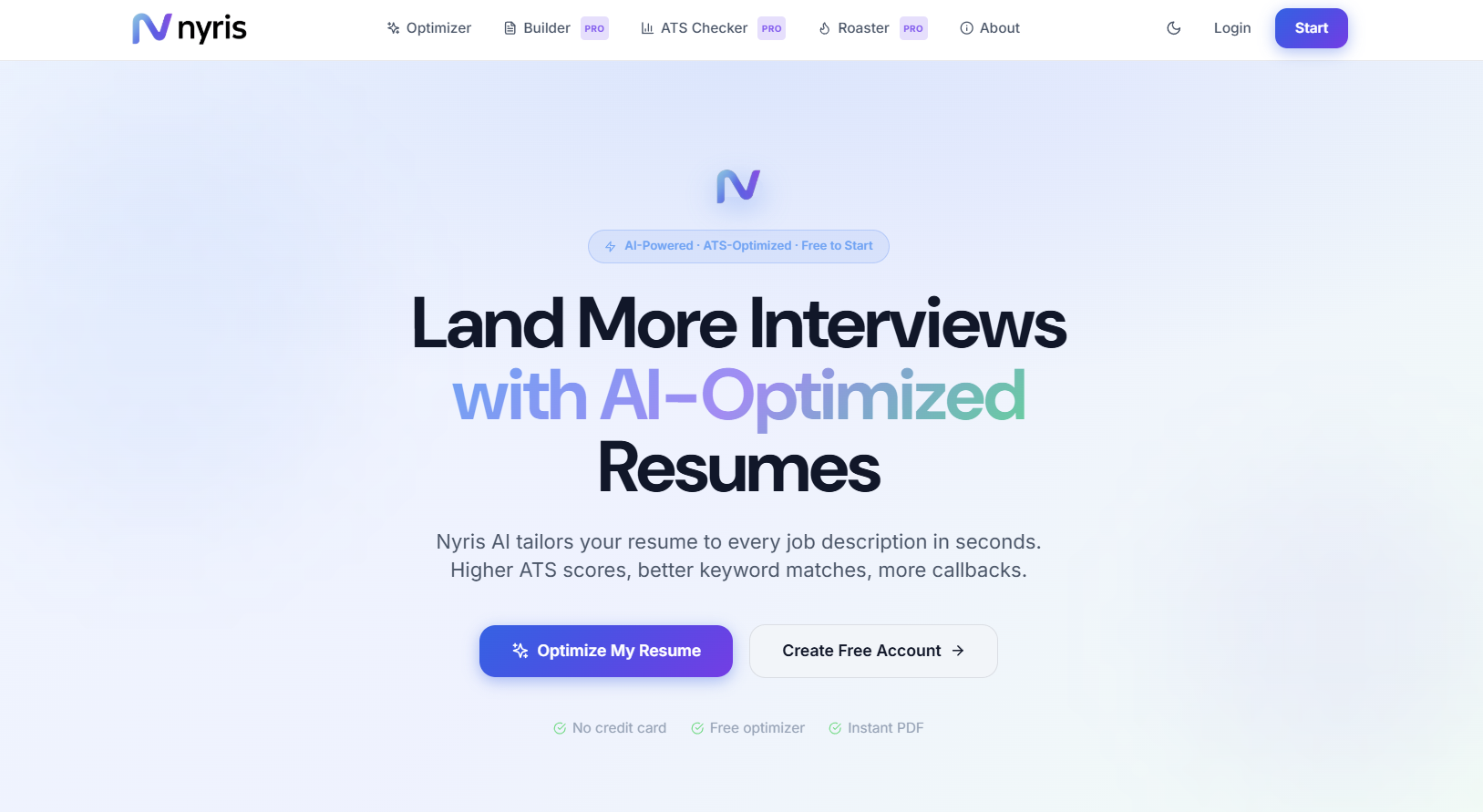 Nyris AI – AI Resume Platform